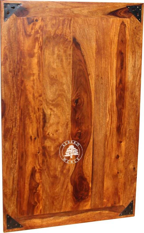 Klasyczny wieszak z litego drewna palisander